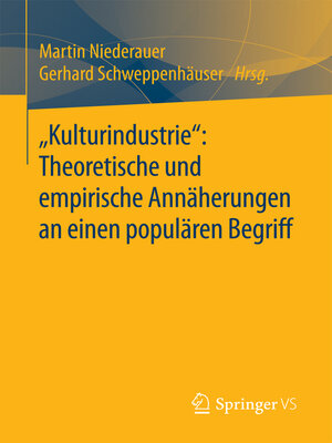 cover image of „Kulturindustrie"